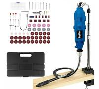 250W Grinding Machine Multi-Function Tool 6-Variable Speed, Turning Tool Lathe Set 252 Partial Accessories for milling, Cutting, Grinding and Engraving