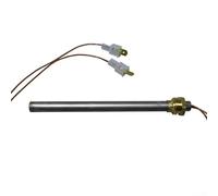 250W Ignition Resistor for Pellet Stoves 230V Stainless Steel Rod 10mm x 150mm 3/8 inch Thread Compatible with Rika Memo Visio