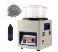 250W Jewelry Polisher, Magnetic Barrel Polishing Machine, Speed 2000 RPM, 600g Capacity, with Magnetic Needle (150g)&Magnetic Oil (10ML), for Surface Polishing Grinding Buffing Gemstones Jewels Coins
