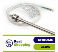 Valdern ELECTRIC HEATING ELEMENT for Heated Bathroom Towel Rails/Towel Radiators/Towel Warmers (150W/200W/250W/300W/400W/600W) (250W)