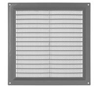 250x250mm / 10x10 inch Grey Plastic Ventilation Grille - Air Vent Cover