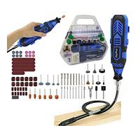 252Pcs Accessory Set Rotary Multi Tool for Dremmel Drill Sand Grinder Polisher with Sander, Polisher and Engraver for Cutting, Carving, Engraving, Polishing
