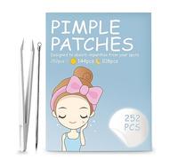 252pcs Day and Night Spot Patches, Translucent Hydrocolloid Spot Stickers for Facial Pimple, Effective Reduce Blemishes and Spots Cover Fit for All Skin Types
