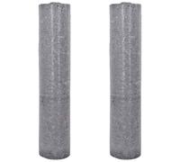 vidaXL Non-Slip Painter's Fleece 2 Pieces 2532 cm 180 g/m² Grey, Protective Fleece, Non-Slip, Floor Protection Painter's Fleece, Cover Fleece, Painter's Cover Fleece