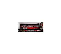 253255004 Pesadilla en Elm Street coche Cadillac Series 62 1958 metal con figura 1:24 Freddy Krueger Die cast Vehicle, red