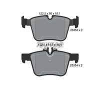 2535301 Textar Rear Brake Pad Set Fits Mercedes C-Class T-Model
