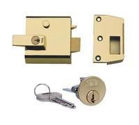 2548 - YALE No.1 & No.2 Auto Deadlocking Nightlatch - 60mm BLUX / PB Visi (P1)