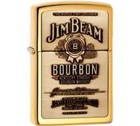 254BJB929 ZIPPO Hp Brass Jim Beam Brass Emblem