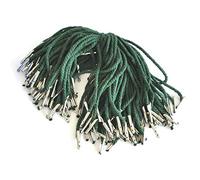 254mm Treasury Tags Metal Ended Green 10' Inch (200)