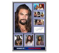 (255) Jason Momoa Film Actor Signed A4 Photograph (21 X 297 CM) Art Work Wall Art Display Great Gift Idea (REPRINT) #####