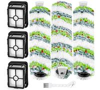 2554 2554A 2590 2593 2596 Replacement Parts for Bissell CrossWave Max and HydroSteam 35151 3515 35152 3513 3518, 3 Pack CrossWave Pet Brush Rolls 2788 and 3 Pack Filters 1866, Part 1618641 1608684