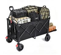 255L Festival Trolley on Wheels, Folding Wagon, Portable Camping Cart