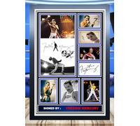 (256) Freddie Mercury Queen Signed Framed Autograph Signature A4 (21 X 297 CM) Art Work Wall Art Display Great Gift Idea (REPRINT) #####