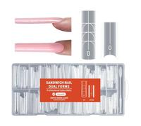 256 Pieces Quick Nail Extension Template Eliminates Sandwich Structure Paper. Simplified Application Paper