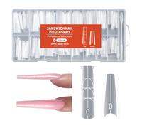 256 Pieces Quick Nail Extension Template Eliminates Sandwich Structure Paper. Simplified Application Paper