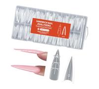 256 Pieces Quick Nail Extension Template Eliminates Sandwich Structure Paper. Simplified Application Paper