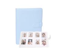 256 Pockets Photo Album Compatible with Fujifilm Instax Mini LiPlay 99 12 11 evo 40 90 70 50S 26 25 9 8+ 8 7S Camera,Mini Photo Album for 54 x 86mm(2.1" x 3.4") Pictures (Pastel Blue)