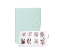 256 Pockets Photo Album Compatible with Fujifilm Instax Mini LiPlay 99 12 11 evo 40 90 70 50S 26 25 9 8+ 8 7S Camera,Mini Photo Album for 54 x 86mm(2.1" x 3.4") Pictures (Mint Green)