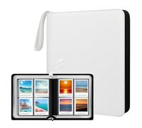 256 Pockets Photo Album for 3.5x4 polaroid photo album, Large Capacity Picture Book for Polaroid i-Type, 600, SX-70 Instant Photos,Compatible with Fujifilm Wide Instant Camera Film (Clay White)