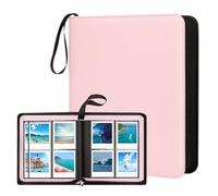 256 Pockets Photo Album for 3.5x4 polaroid photo album, Large Capacity Picture Book for Polaroid i-Type, 600, SX-70 Instant Photos,Compatible with Fujifilm Wide Instant Camera Film (Blossom Pink)