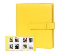 256 Pockets Photo Album for Fujifilm Instax Mini 12 90 70 50S 26 25 9 8S 8 7S Instant Camera/Mini Link Printer, Polaroid Snap SnapTouch PIC-300 Z2300 Mint Zip Instant Camera Printer (Yellow)