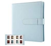 256 Pockets Mini Photo Album for Fujifilm Instax Mini 7s 7c 8 8+ 9 25 26 50s 70 90 Film, Polaroid PIC-300 Z2300 Film (Blue)