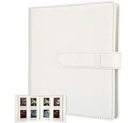 256 Pockets Photo Album for Fujifilm Instax Mini LiPlay 11 12 90 70 50S 26 25 9 8+ 8 7S Camera/Mini Link SP-1 Printer, Compatible with Polaroid Snap PIC-300 Mint Zip Instant Camera Printer (white)