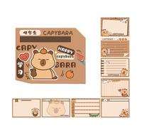 256 Sheet Cartoon Pull Out Note Paper Pocket Notepads Ashesive Note Paper for Student Reading Writing Noting Adhesive Notepaper