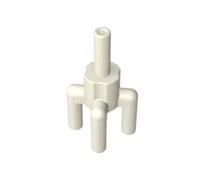 2566 Ornaments Plant, Palm Tree Top, 4 Top Bars, 1 Bottom Bar 50 Pieces GDS-1217 Compatible with Lego Building Blocks Color:White