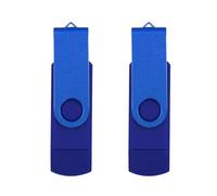 256GB Dual USB A Type C Flash Drives USB 2.0 Metal Swivel Memory Stick Waterproof Dustproof Temperature Resistant Portable Data Storage Pen Drive Pack of 2
