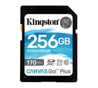 256GB Kingston Canvas Go Plus SD (SDXC) Memory Card U3 V30 A2 170MB/s R 90MB/s W