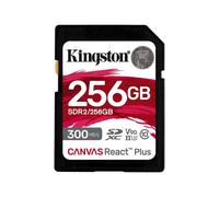 Kingston Canvas React Plus 256GB SDXC UHS-II 300R/260W U3 V90 for Full HD/4K/8K