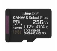 Kingston Canvas Select Plus microSD Memory Card 256GB micSDXC Gen3 150R A1 Single Pack w/o ADP - SDCS3/256GBSP