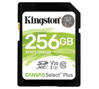 Kingston Technology 256GB SDXC Canvas Select Plus 100R C10 UHS-I U3 V30