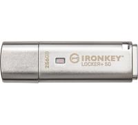 Kingston Ironkey 256GB Locker+ 50 Encrypted Type-A Flash Drive USB 3.2, Gen1, 145MB/s