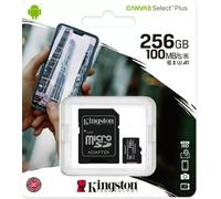 Kingston Technology 256GB micSDXC Canvas Select Plus 100R A1 C10 Card + ADP