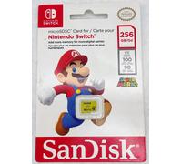 256GB Sandisk Super Mario microSDXC Memory Card For Nintendo Switch / Lite
