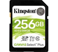 Kingston Technology 256GB SDXC Canvas Select Plus 100R C10 UHS-I U3 V30