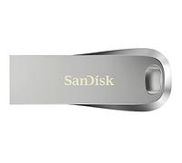 SANDISK Ultra Luxe USB Type-A Flash Drive 256GB (USB 3.2 Gen 1 + USB 3.0 capable up to 400MB/s read speeds, Password protection, Data recovery software, Metal Design) Silver