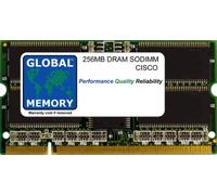 256MB DRAM SODIMM MEMORY RAM COMPATIBLE WITH CISCO CATALYST 6500 SERIES SWITCHES DISTRIBUTED COMPATIBLE WITHWARDING CARD 3A (MEM-XCEF720-256M)