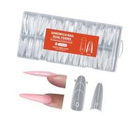 256Pcs Lengthening Nails Templates Sandwich Styles Eliminating Paper Backing for Simplified Application by Enthusiasts Sandwich Design Nails