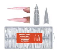 256Pcs Quick Nails Extension Templates Sandwich Structure Eliminating Paper Simplified Application Users No Paper