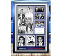 (257) The Kray Twins Ronnie Kray & Reggie Kray Signed Framed Autograph Signature A4 (21 X 297 CM) Art Work Wall Art Display (REPRINT) #####