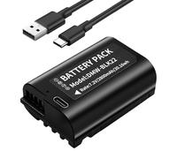 2580mAh USB-C DMW-BLK22 Battery for Panasonic Lumix DC-S5, DC-S5IIX,DC-S5II, DC-S5IIX, GH5 II, GH6, S5II, S5M2, GH5M2 Cameras, Quick Charge in 3 Hours via USB-C Fast Charge
