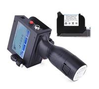 2588 2588+ JS10 Portable Handheld Printer Jet Gun 12.7mm Food Packaging Production Date Barcode Label Batch Numbering Machine(1pc 1 Ink Cartridge)