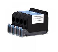 2588 42ML Black Red Blue Green Ink Cartridge Universal For Handheld Inkjet Printer Compatible With 12. 7mm Print Height Quick Drying Ink Cartridges(1 RED)