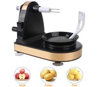 25973 Hand-Cranked Potato & Apple Peeler Cutter Slicer - Multifunction Kitchen Tool + Free Gift