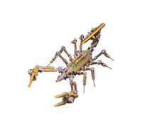 259PCS Cyber Stinger Scorpion 3D Metal Model Kit, Steampunk Mechanical Insect Assembly, Sci-Fi Display Collectible