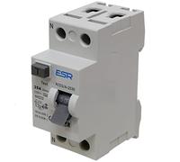 25A 30mA RCD Circuit Breaker, Type-A, 2 Pole, 230V, DIN Rail Mount, 25 Amp Residual Current Device Trip