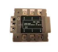 25A 40A 75A 100A TSR-75DA Three-Phase Input 4-32V DC Load 24-380V AC Single Phase Solid State Relay(75A)